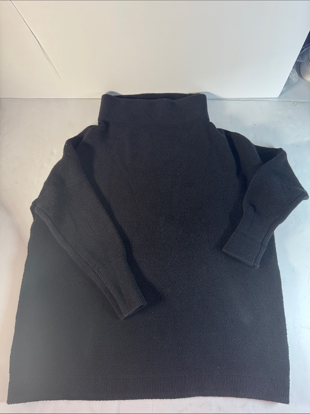 Free People Black Ottoman slouchy tunic Sweater